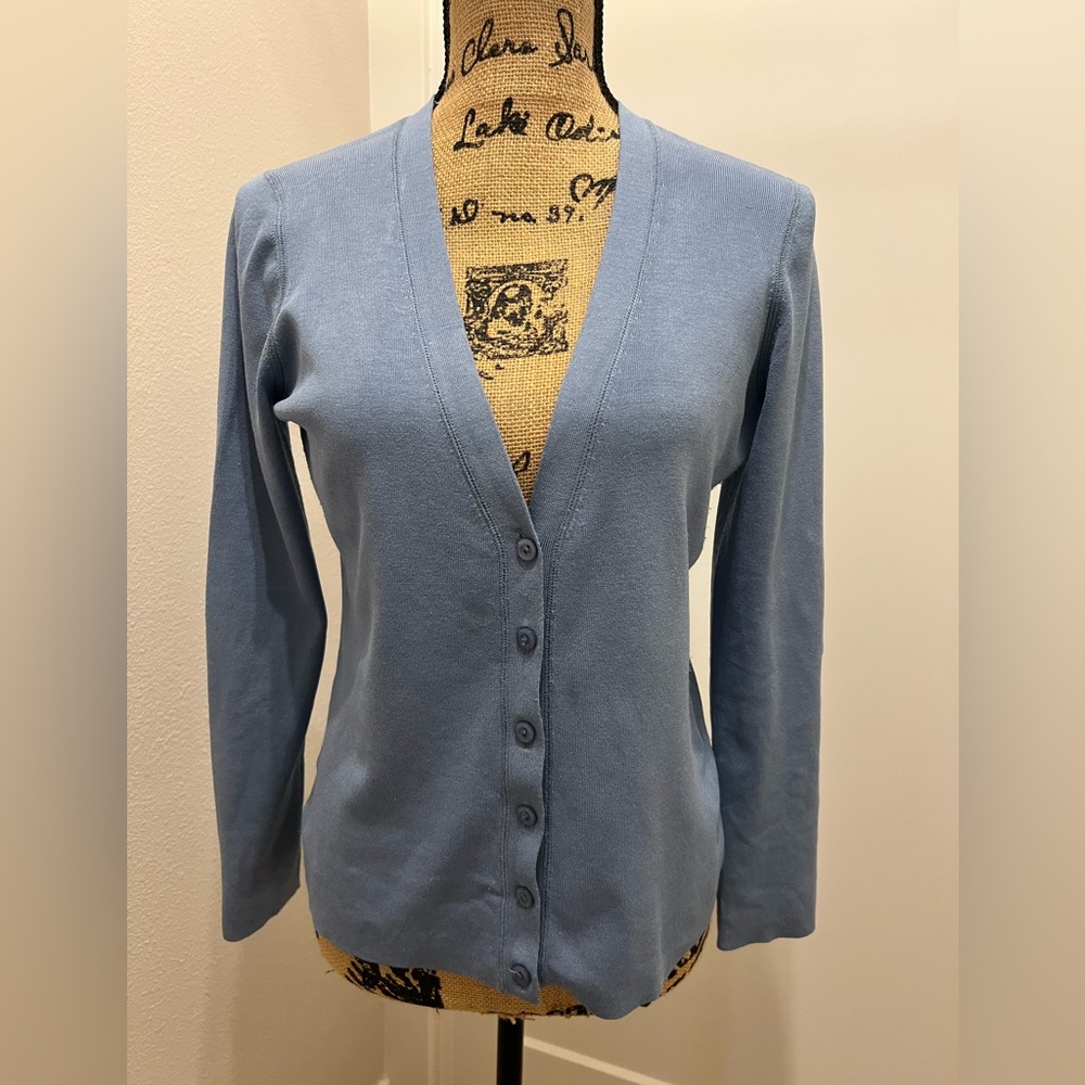 LOFT V-neck Button-Up Cardigan